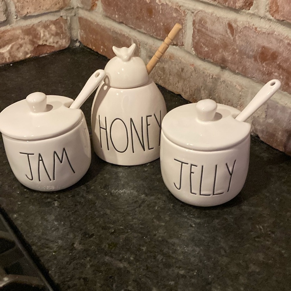 Rae Dunn Jam, Jelly, Honey